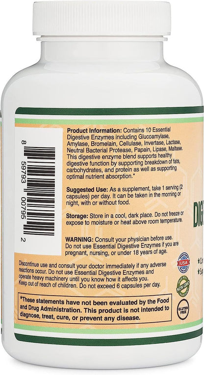 Digestive Enzymes - 800Mg Blend of All 10 Most Essential Digestive and Pancreati