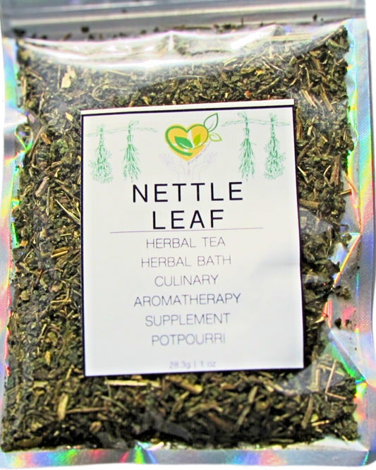 Nettle Leaf Cut & Sifted Certified Organic  Herb Natural 28.3G 1 OZ