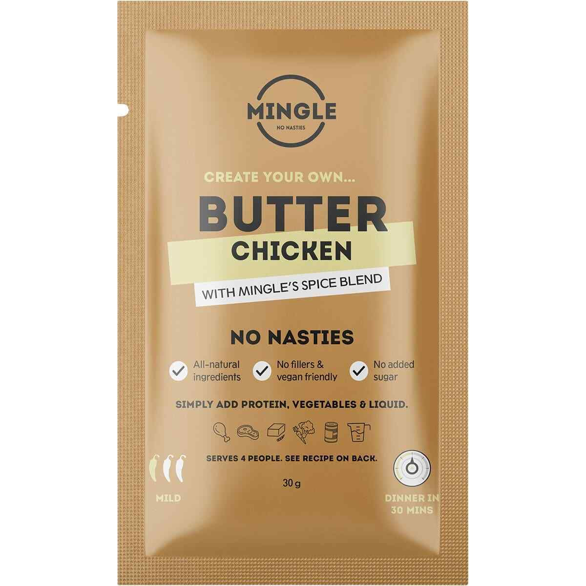 MINGLE Natural Seasoning Blend Butter Chicken 12X30G