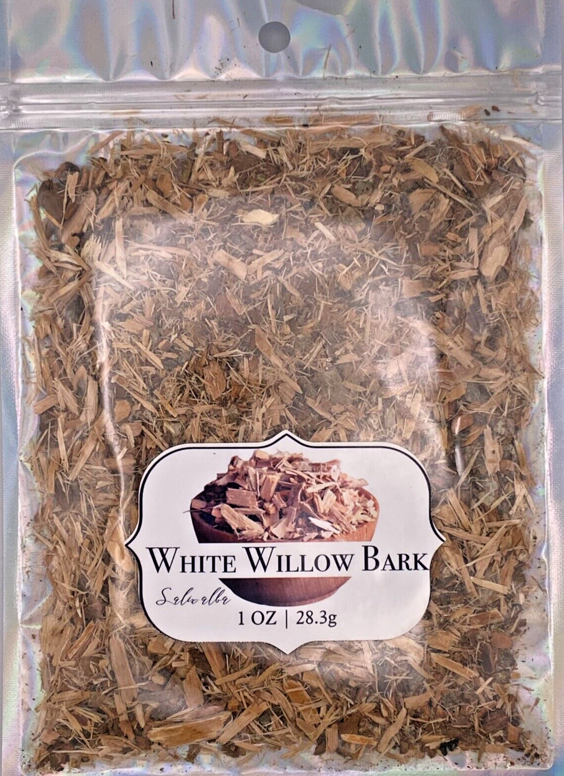 White Willow Bark Cut & Sifted Organic Dry Herb Natural 28.3G 1 OZ Pain Relief