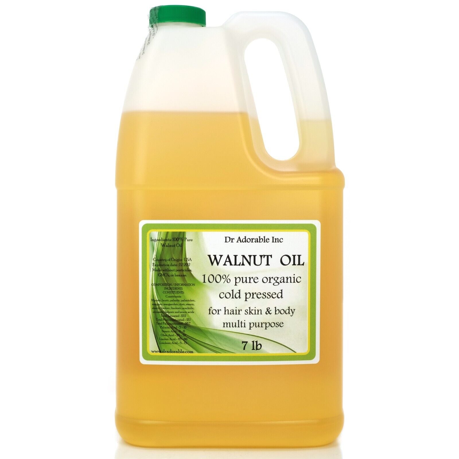 WALNUT OIL PURE OIL COLD PRESSED ORGANIC 