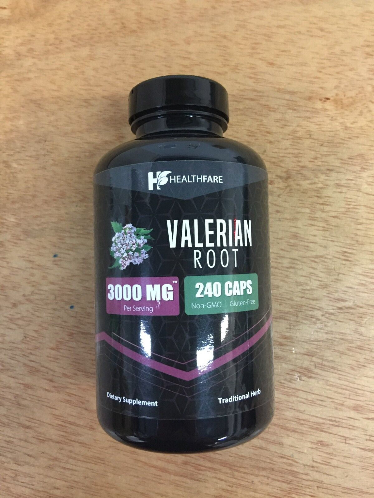 Valerian Root Capsules 240 Pills 3000Mg Highest Potency Sleep Aid USA