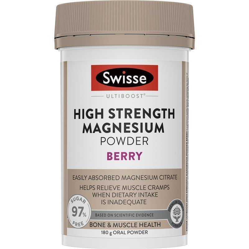 Swisse High Strength Magnesium Powder Berry 180G