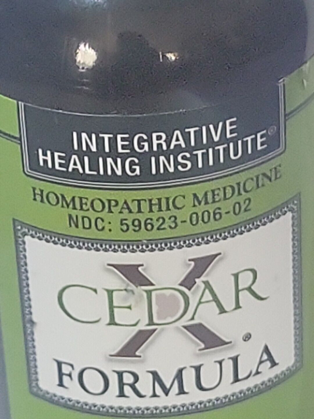 Integrative Healing Institute Homeopathic Cedar X® Formula (2 Fl Oz) Made in USA