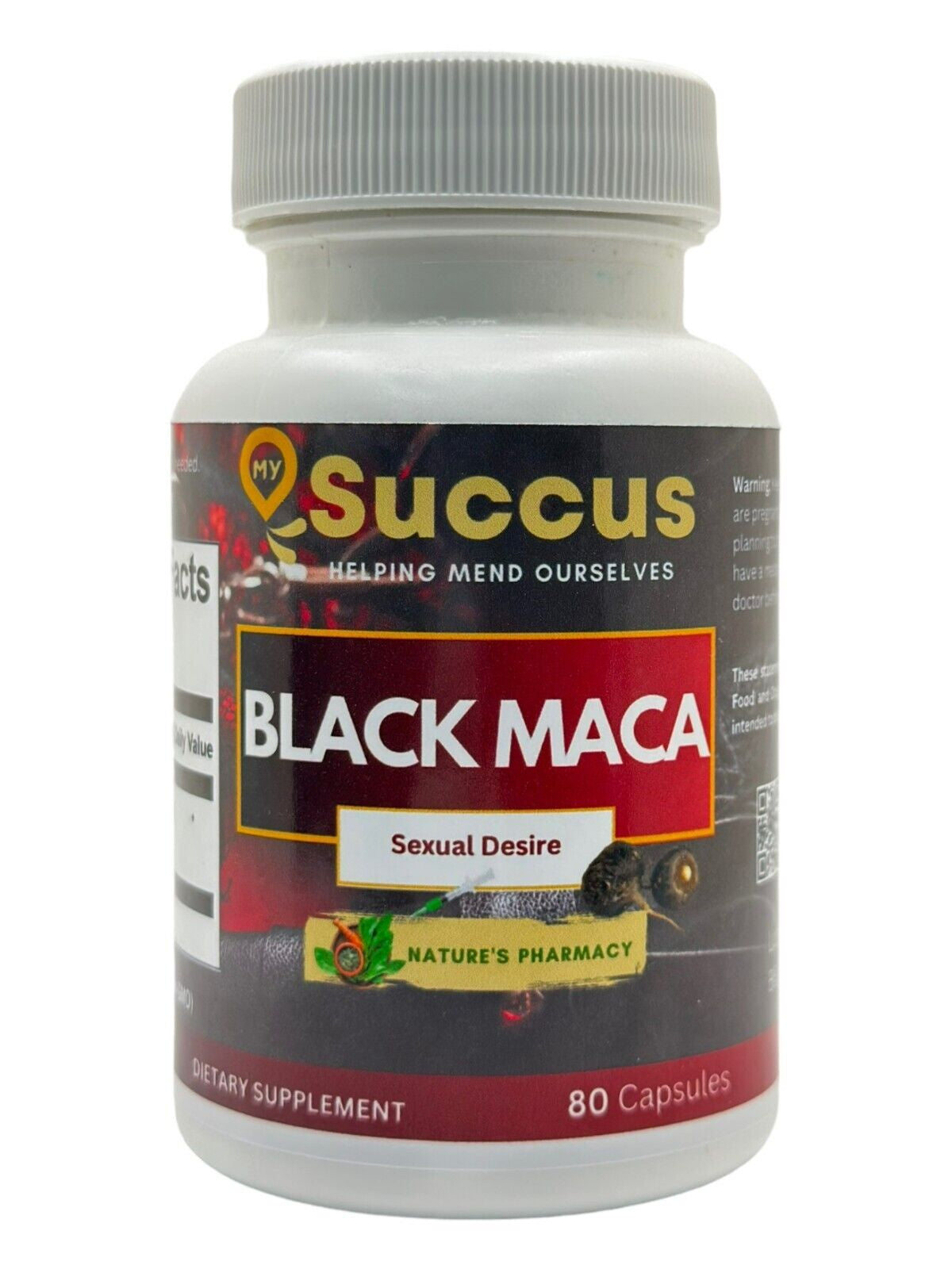 Black Maca Capsules - Potent