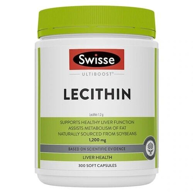 NEW Swisse Lecithin 1200Mg 300 Capsules SWISSE ULTIBOOST