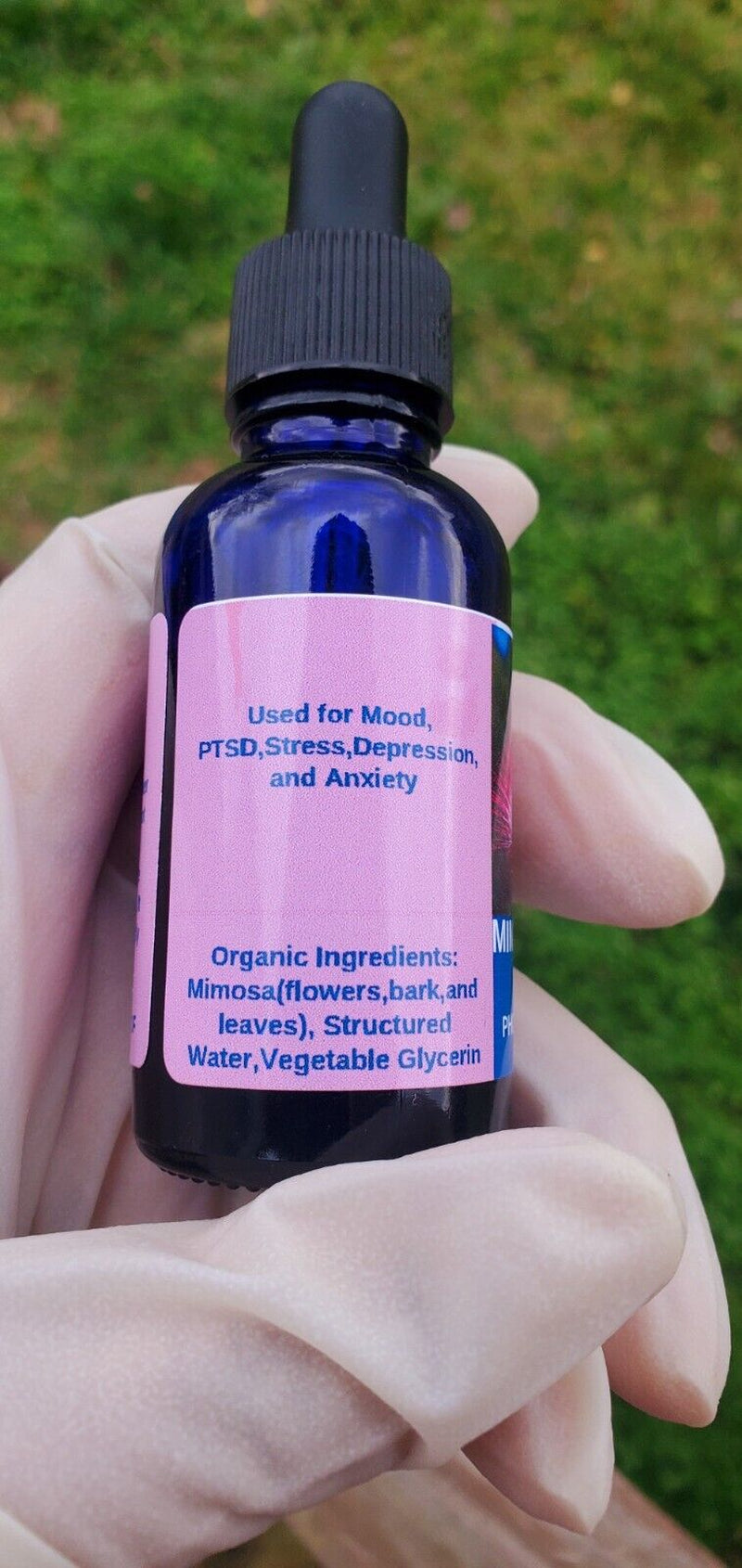 Mimosa Flower, Bark, & Leaves Alcohol Tincture 1 Oz.