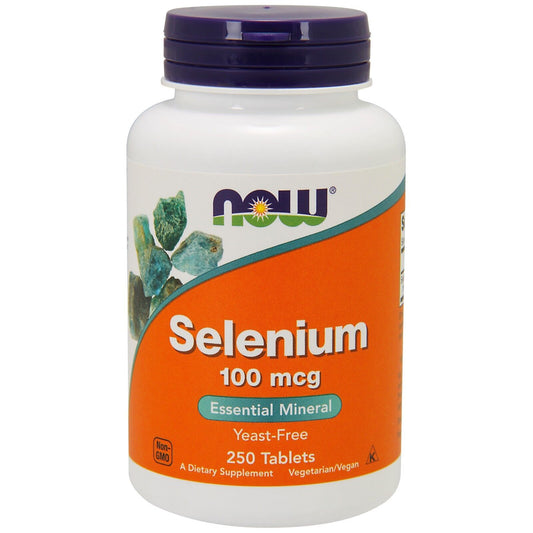 NOW Foods Selenium, 100 Mcg, 250 Tablets