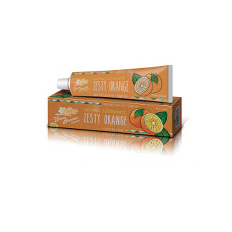 Natural Toothpaste Zesty Orange 2.5 Fl Oz by Green Beaver