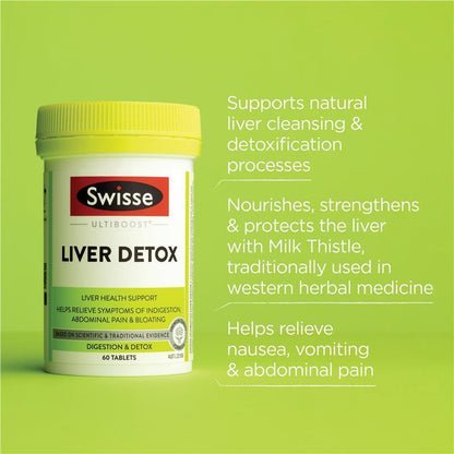 Swisse Ultiboost Liver Detox 60 Tablets