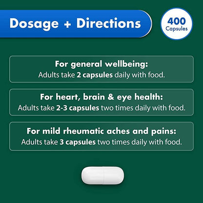 Nature'S Own Odourless Fish Oil 1500Mg 400 Capsules