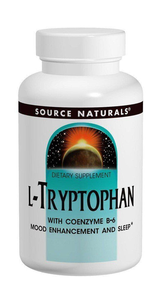 Source Naturals, Inc. L-Tryptophan 500Mg with Coenzyme B6 30 Tablet