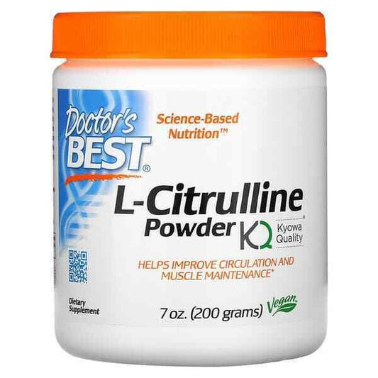 L-Citrulline Powder 7Oz 200G DOCTOR'S BEST Circulation and Muscle Maintenance