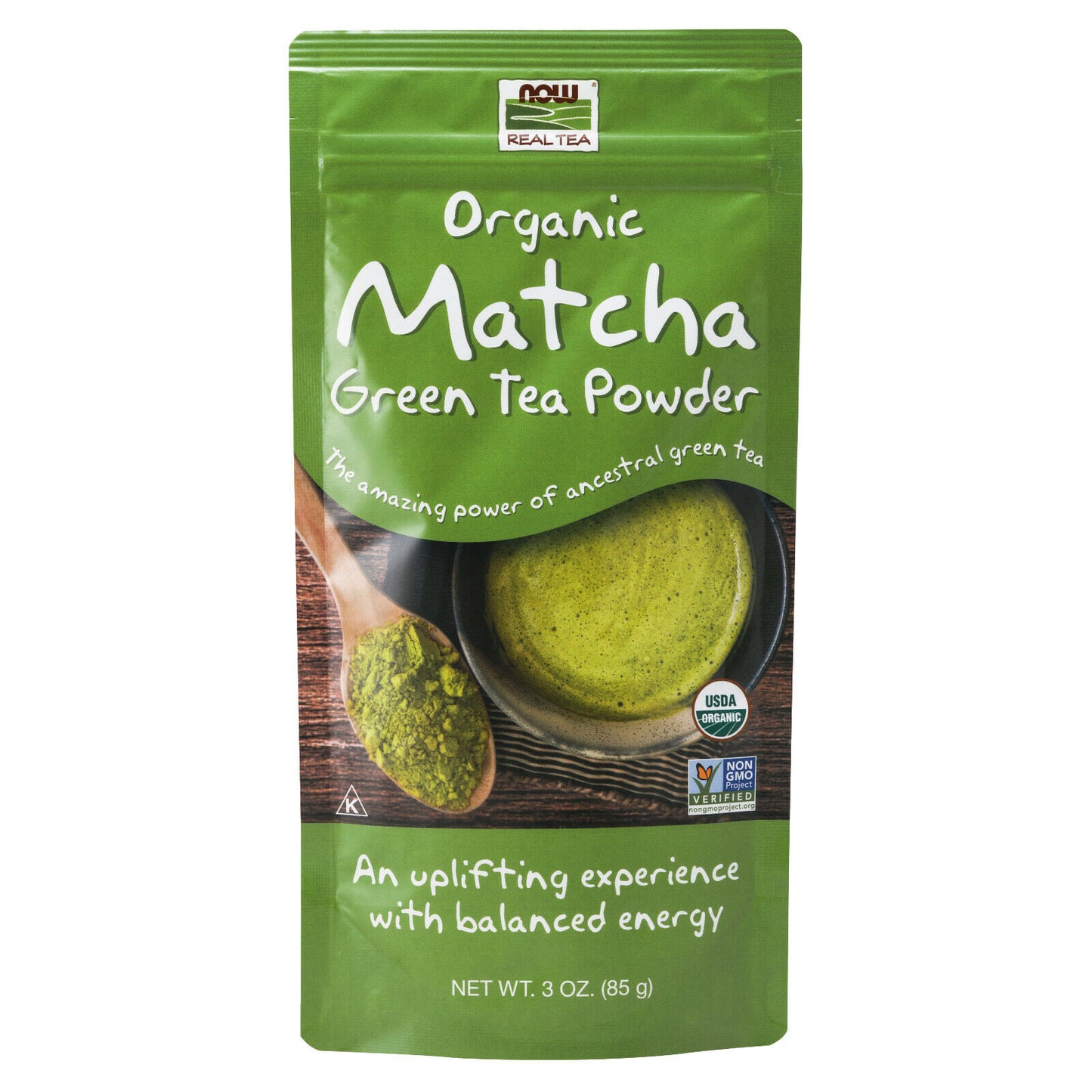 NOW Foods Matcha Green Tea Powder, Organic, 3 Oz.