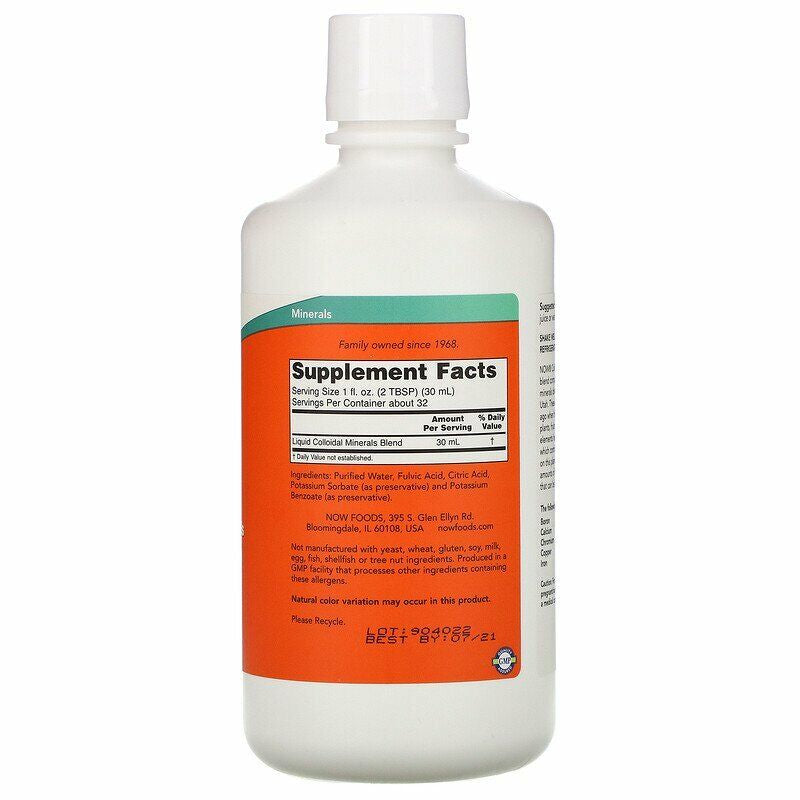 Colloidal Minerals (Fulvic Acid Trace Minerals) 946Ml