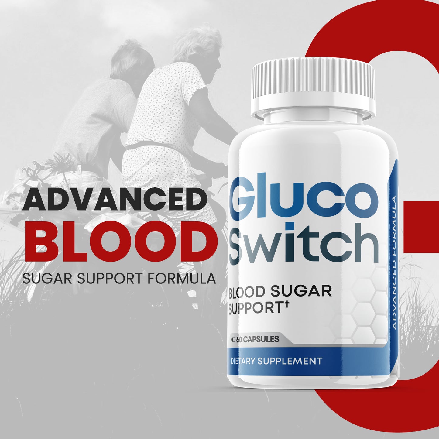 Gluco Switch Blood Sugar Support Supplement (60 Capsules)