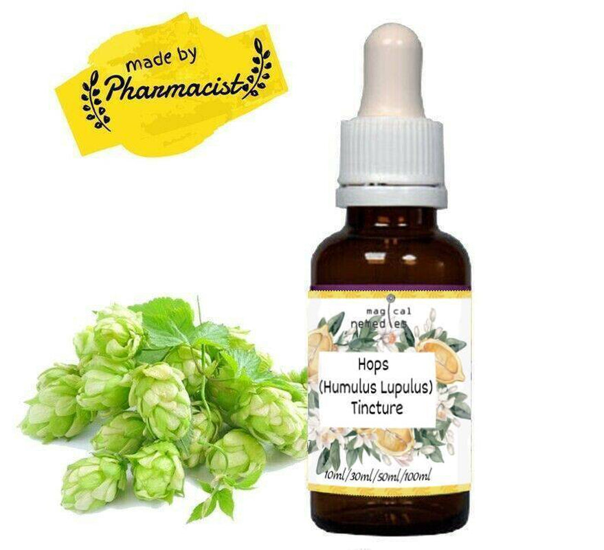 Hops (Humulus Lupulus) Tincture Extract Blood Sugar, Menopause,Slee