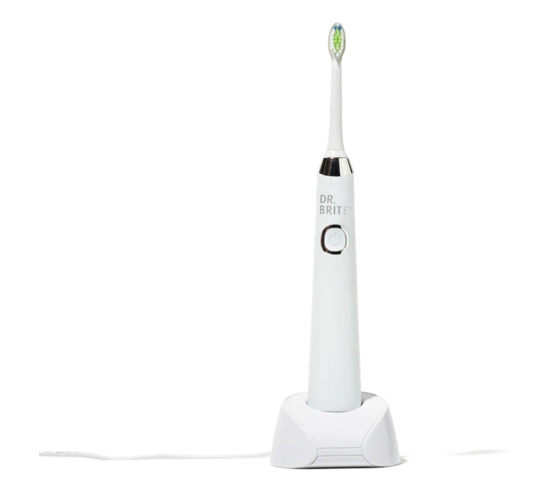 Dr Brite Sonic Electric Toothbrush 38K Strokes Permin 4 Mode 3 Replacement Heads