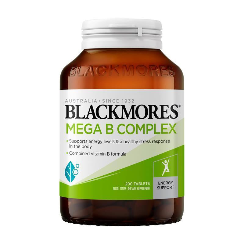 Blackmores Mega B Complex 200 Tablets