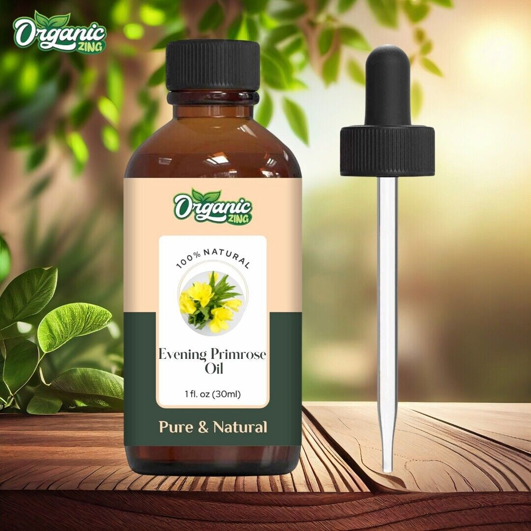 Organic Evening Primrose 100% Pure & Natural Carrier Oil - 30Ml/1.01 Fl Oz