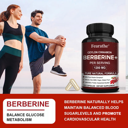 Berberine Supplement 1200Mg per Serving High Absorption Heart Health Support