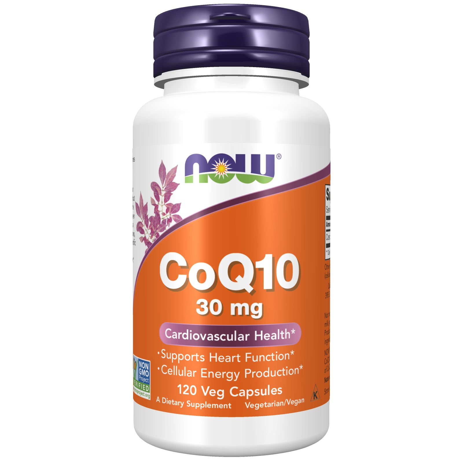 NOW Foods Coq10, 30 Mg, 120 Veg Capsules