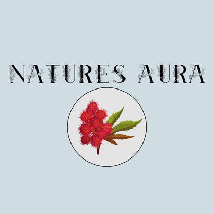 Natures Aura Organic Castor Oil - Glass (2 Oz) | Cold Pressed, Hexane Free, USDA