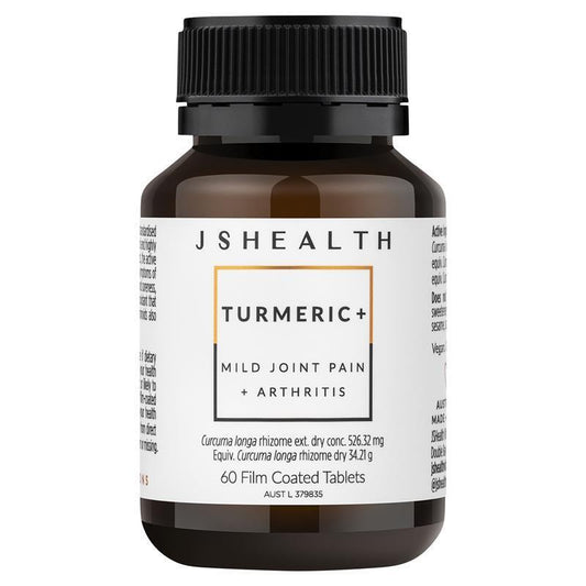 JSHEALTH Turmeric + 60 Tablets