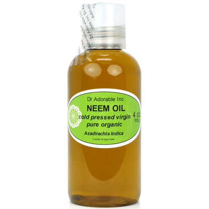 ORGANIC NEEM OIL COLD PRESSED PURE 2 OZ 4 OZ 8 OZ 12 OZ-UP to 1 GALLON