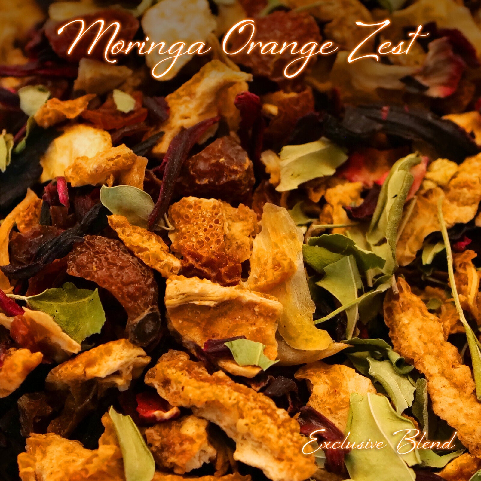 Iced Tea Moringa Orange Zest - the Perfect Nutritious Summery Treat 8Oz