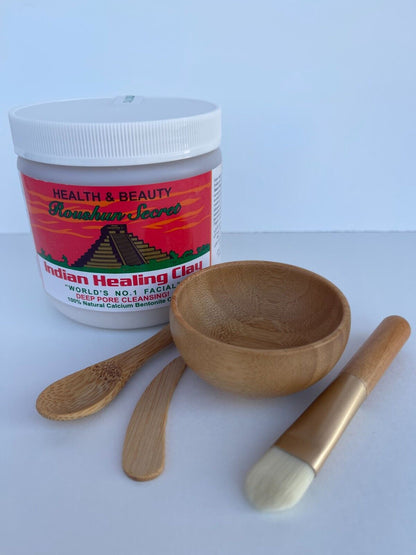 1 Lb Roushun Aztec Secret Indian Healing Clay Deep Pore Clean 100% Clay Powder