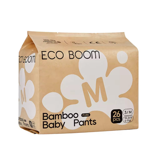 ECO BOOM Bio Biodegradable Compostable Natural Diaper Pants