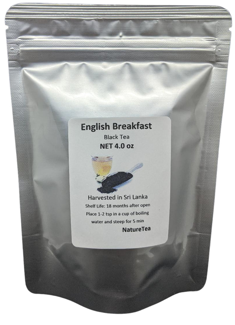 English Breakfast Black Tea - Loose Leaf Black Tea - by Nature Tea