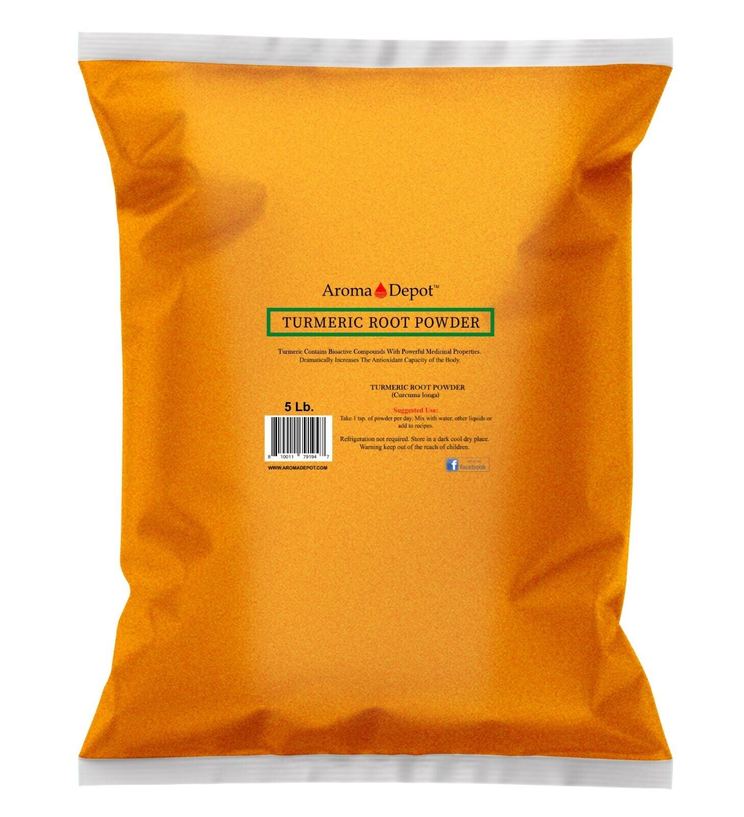 Tumeric Root Powder NON GMO Pure Curcuma Longa Raw Spice Cúrcuma Turmeric 100% Natural