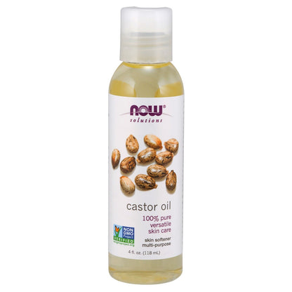 NOW Foods Castor Oil, 4 Fl. Oz.