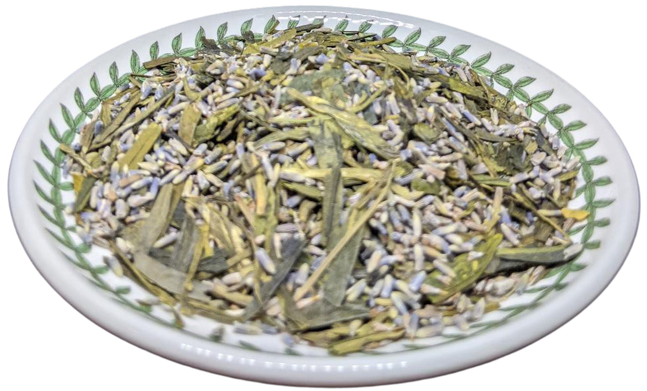 Lavender Green Tea - 8 Oz, Loose Leaf Blends by Nature Tea, US Seller