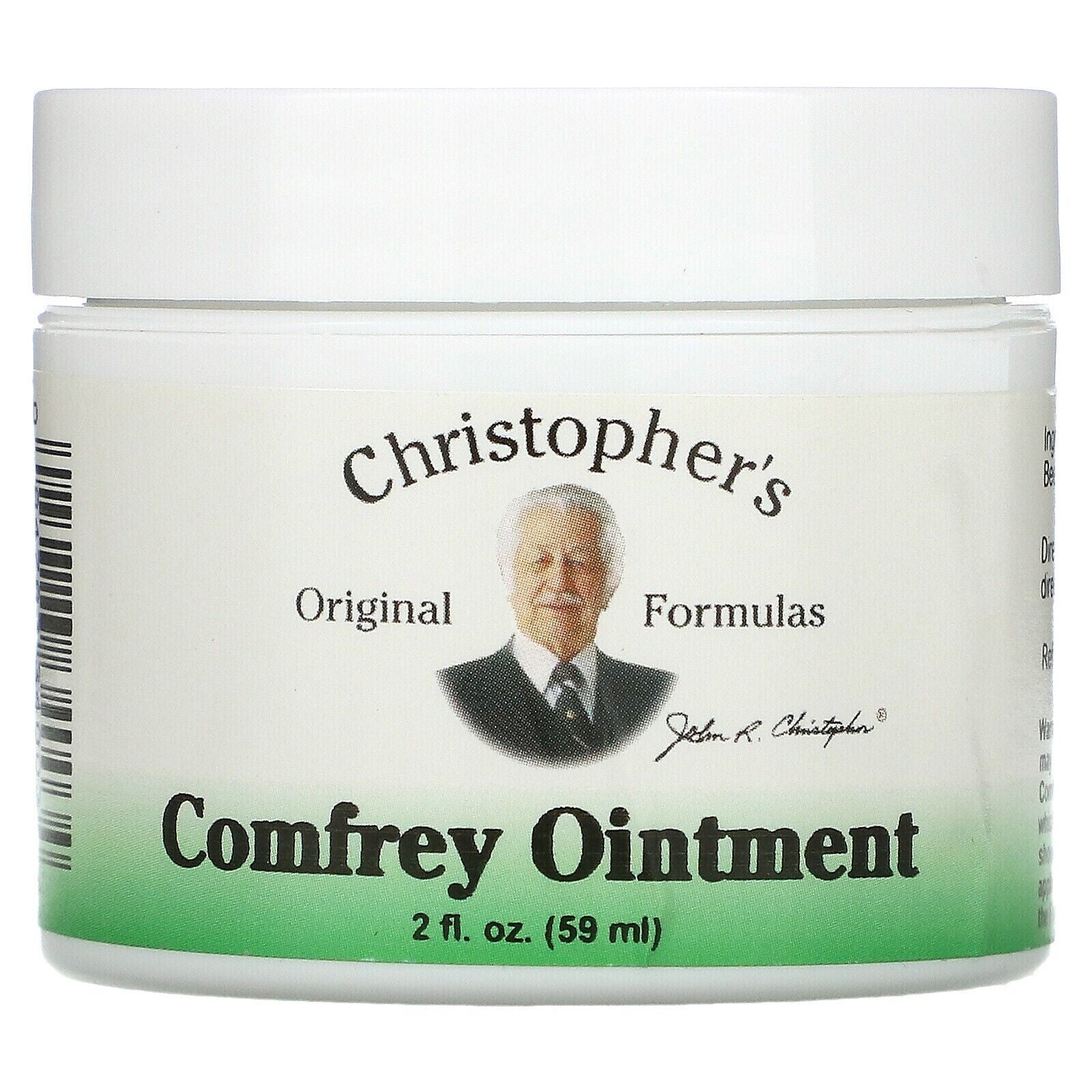 Dr. Christophers Comfrey Ointment 2 Ounce Contains Organic Comfrey Leaf In