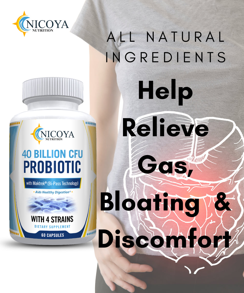 Probiotics 40 Billion Cfu'S, Digestive, Immune Health, Gas, Bloating Supplement