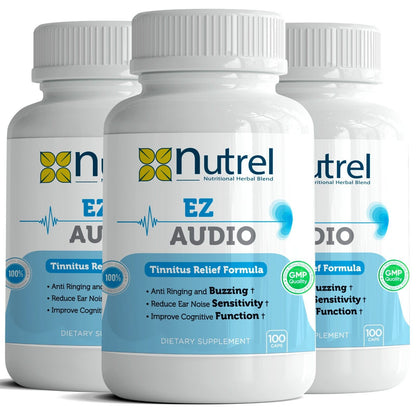 Tinnitus Relief, Hearing, Ear Health Capsules Ringing Support 