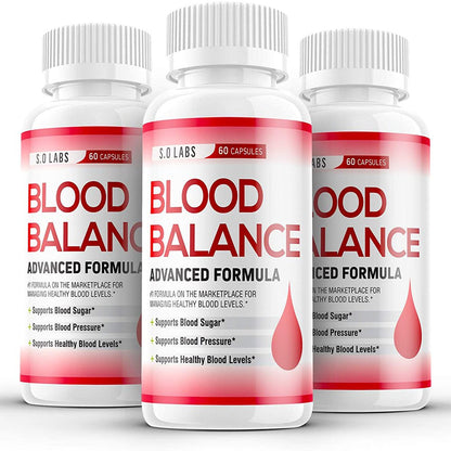 (8 Pack/480 Caps) Blood Balance - Advanced Formula for Managing Healthy Blood Le