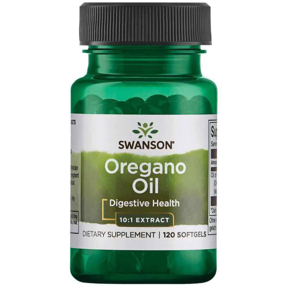 SWANSON Oregano Oil 10:1 Extract 120 Softgels