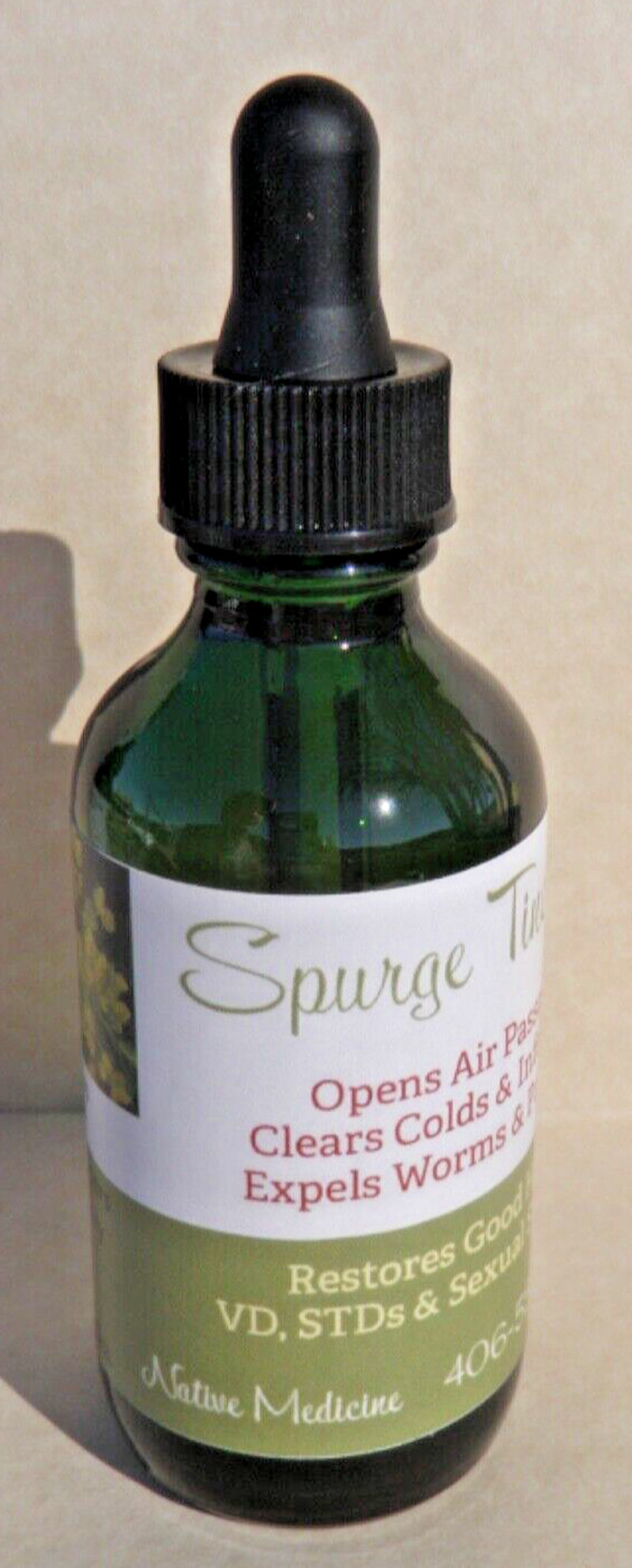 Spurge Tincture Infections: Fungus, Stds, Candida, Gonorrhea, Herpes, Syphilis