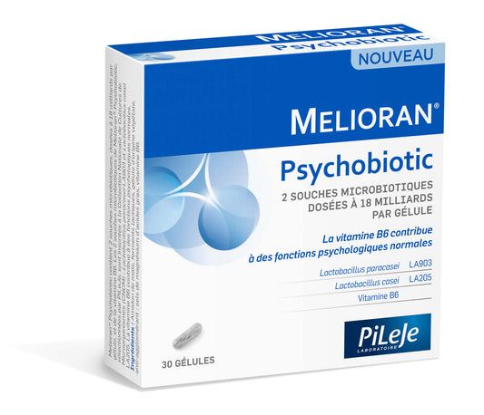 Pileje Melioran Psychobiotic Support in Stress and Anxiety Disorders 30 Capsules