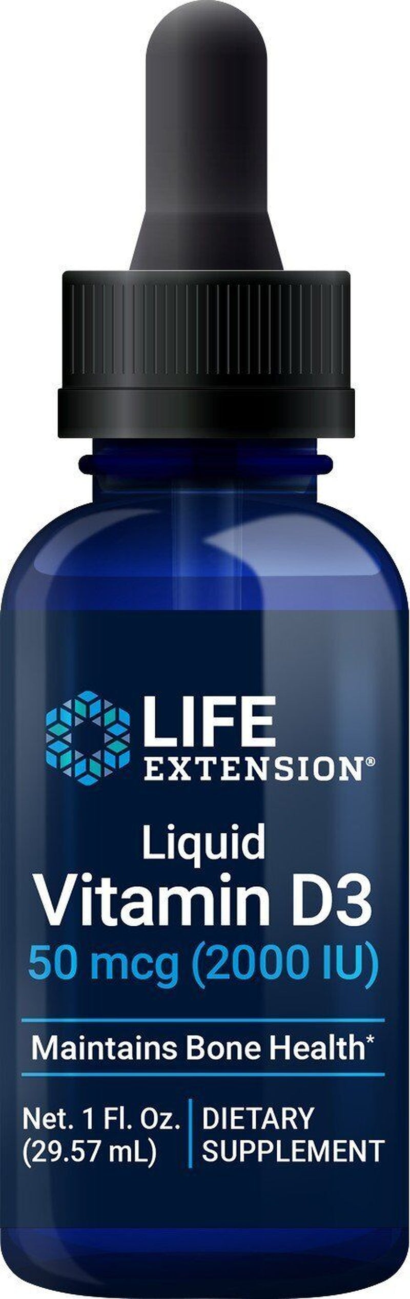 Life Extension Liquid Vitamin D3 2000 IU 1 Fl Oz Liquid