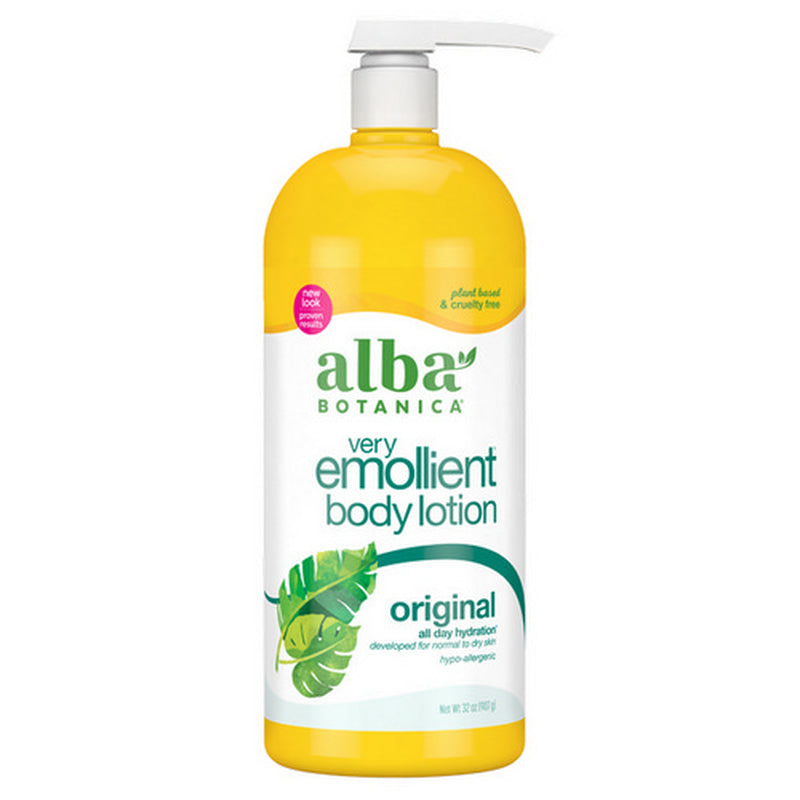 Body Lotion Very Emollient 32 FL Oz by Alba Botanica