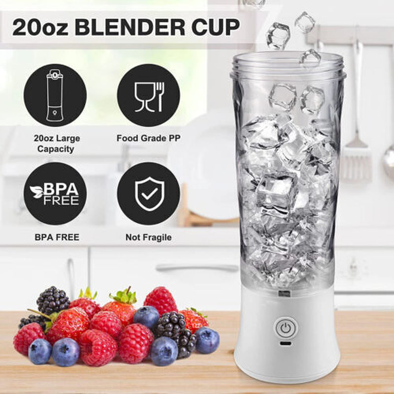 Personal Blender Smoothie Juice Shakes Mixer Portable Bottle 600ML Bpa-Free New