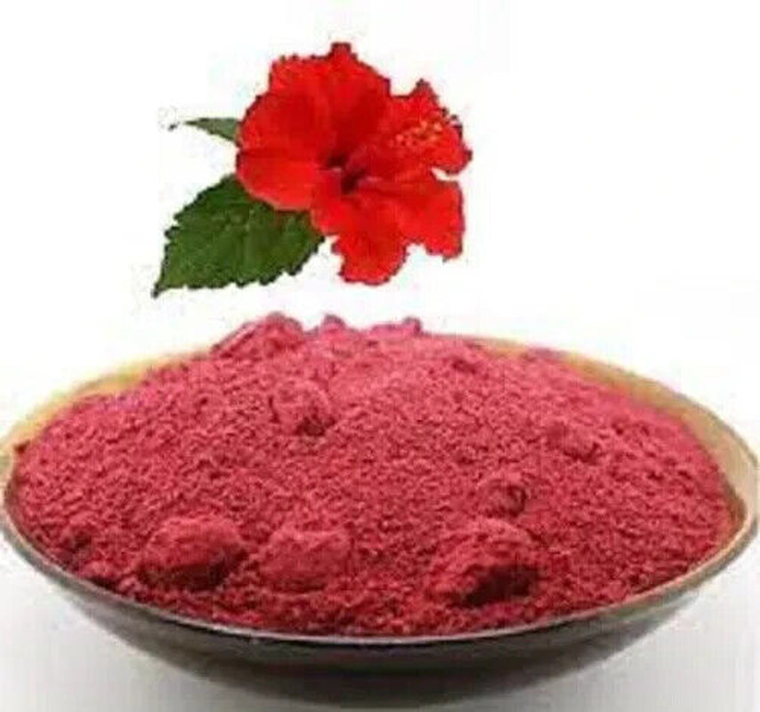 Organic Hibiscus Powder Sabdariffa Sembaruthi Dry Scalp, Promotes Hair Growth