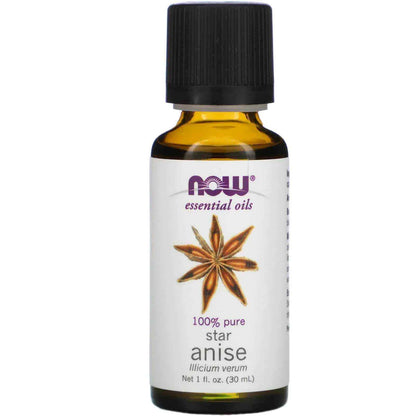 NOW Essential Oil 100% Pure Star Anise 1 Fl. Oz. / 30Ml