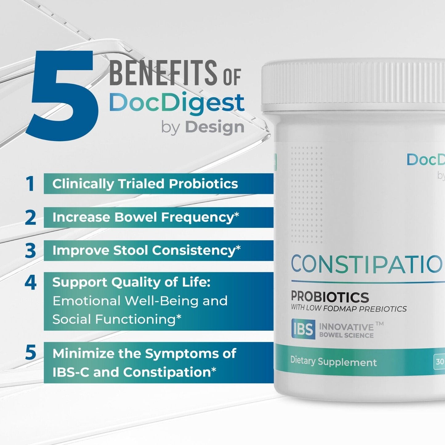 IBS-C Constipation Relief Probiotics