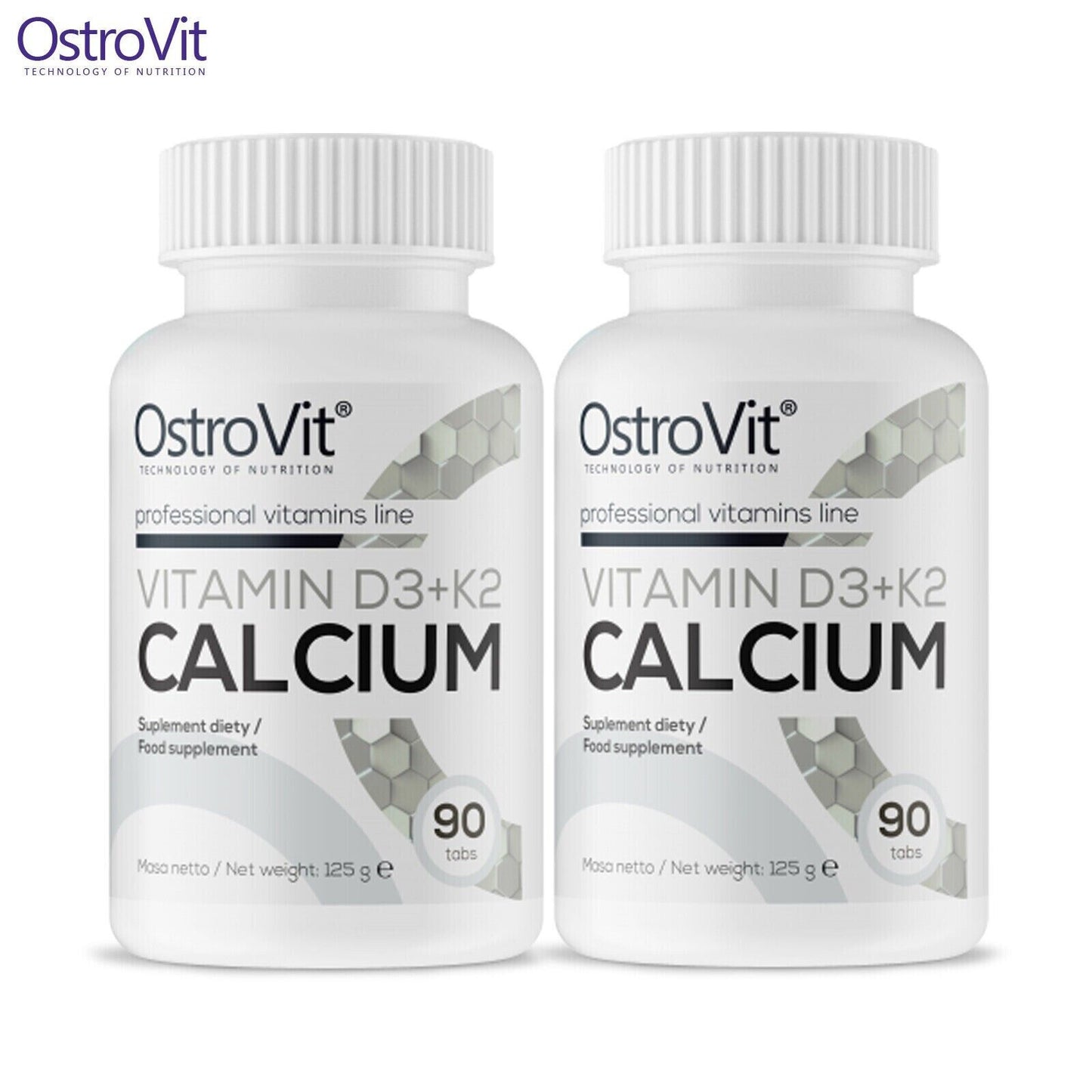 Ostrovit Vitamin D3 + K2 + Calcium 2 X 90 Tablets Dietary Supplement